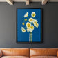 Ice Poppies - Modern Framed Canvas Print