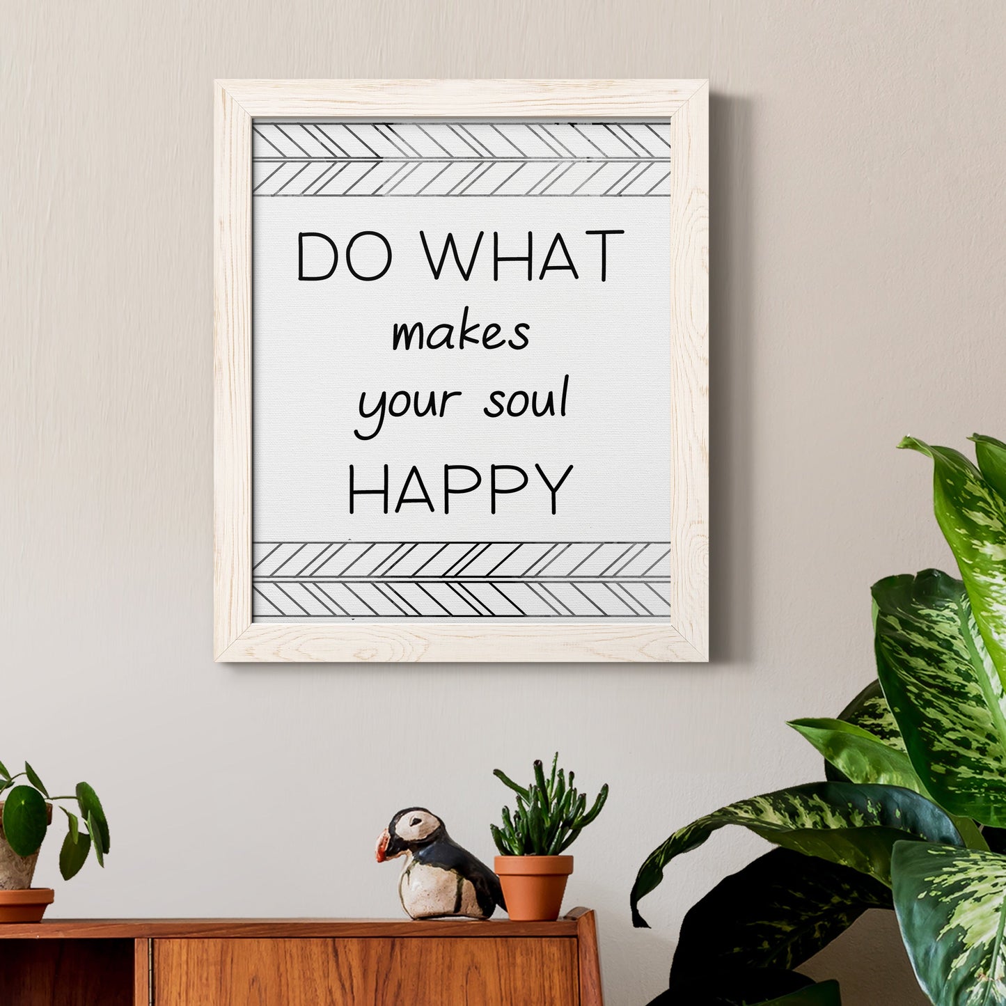 Your Soul Happy - Premium Canvas Framed in Barnwood - Ready to Hang