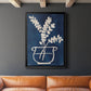 Vessel on Indigo II - Modern Framed Canvas Print