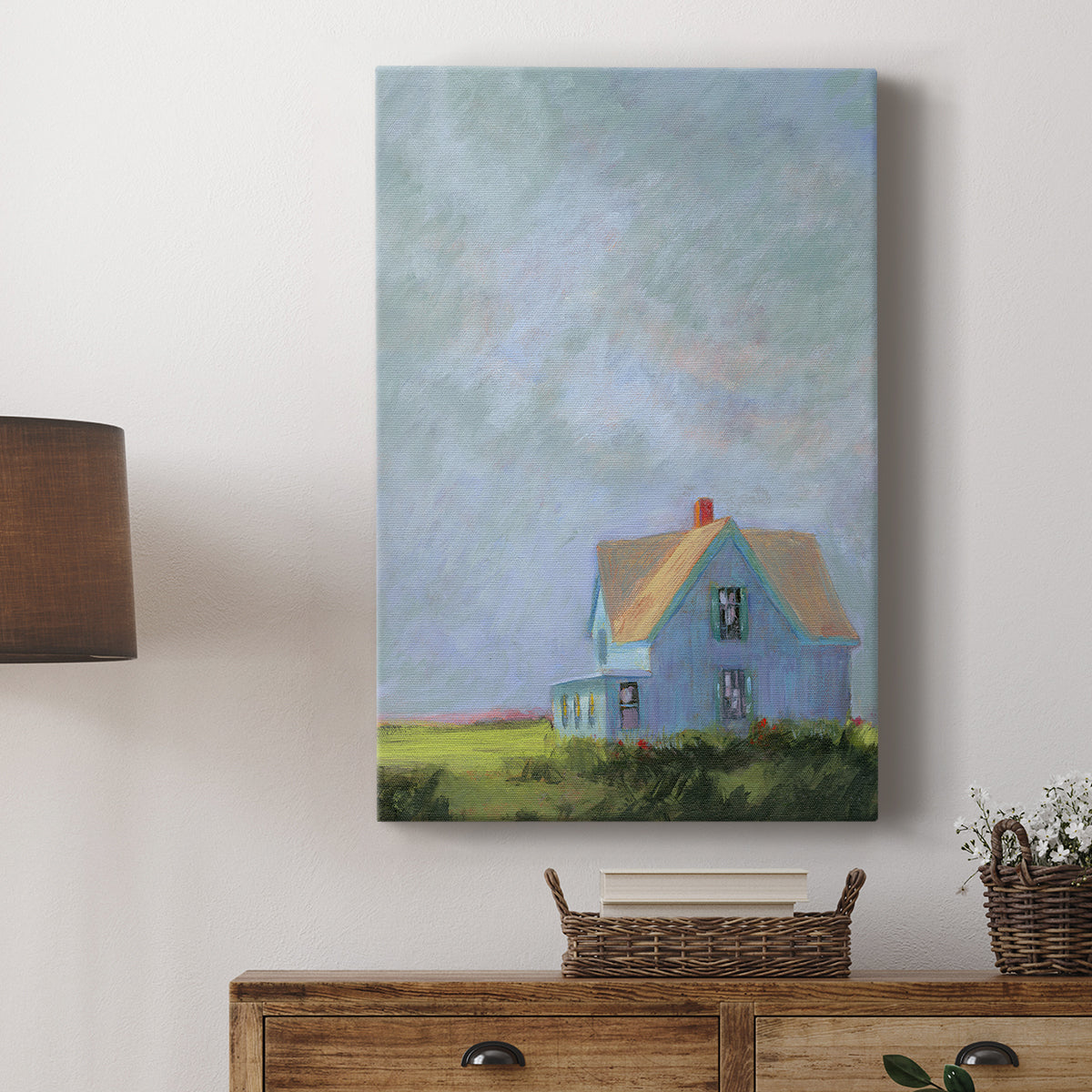 Blue Cape - Canvas Art Print