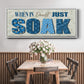 When in Doubt - Floater Framed Canvas Print