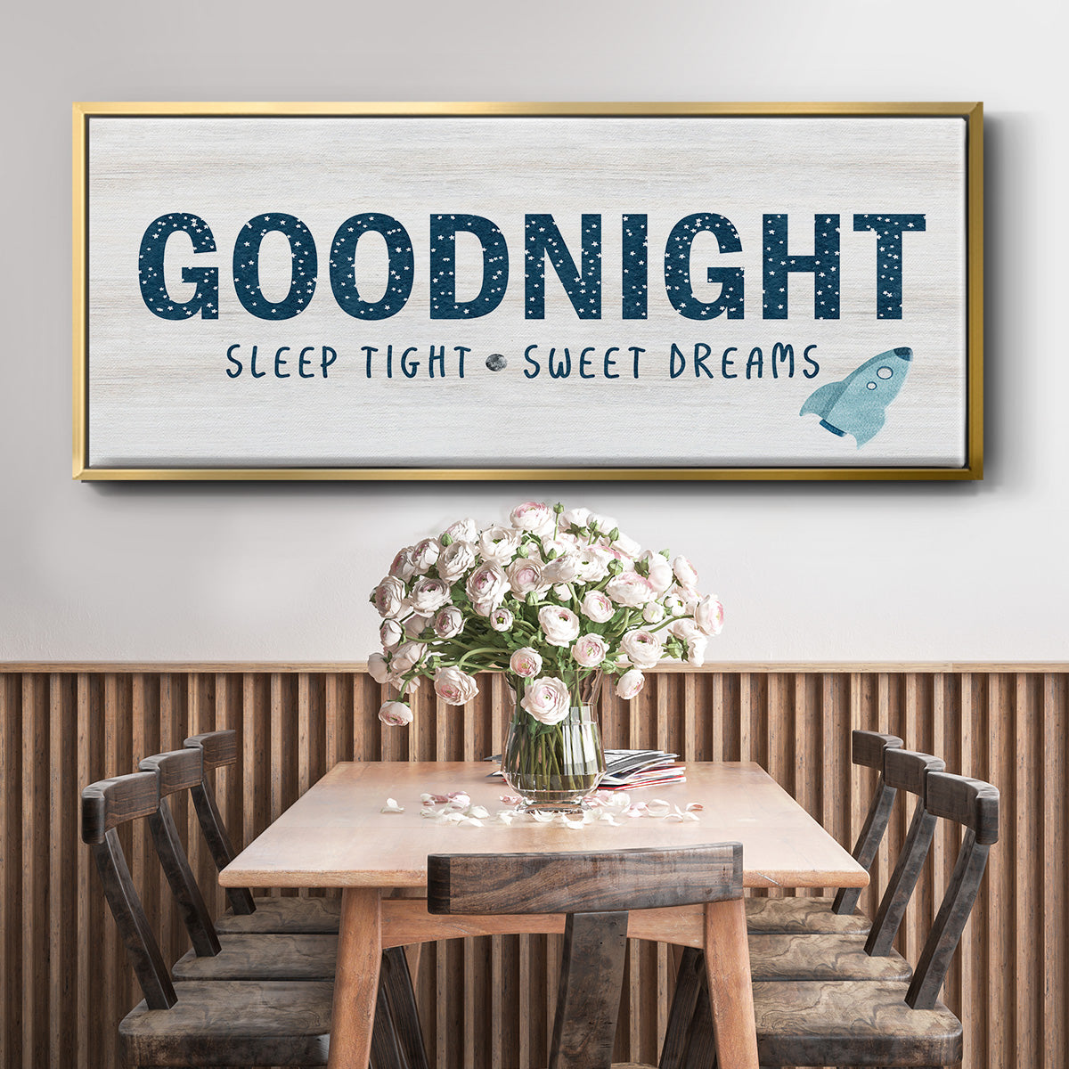 Sleep Tight Sweet Dreams - Floater Framed Canvas Print