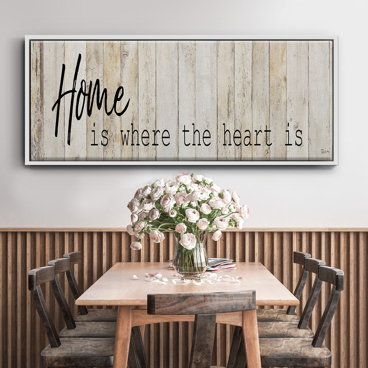 Home - Floater Framed Canvas Print
