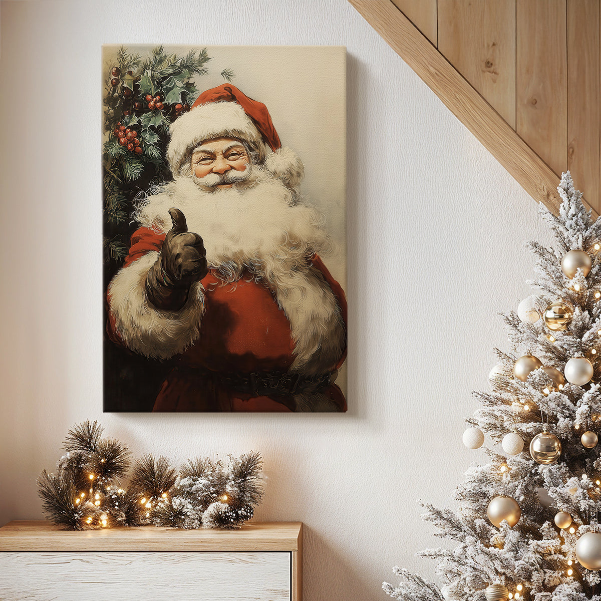 Candlelit Carol - Canvas Art Print