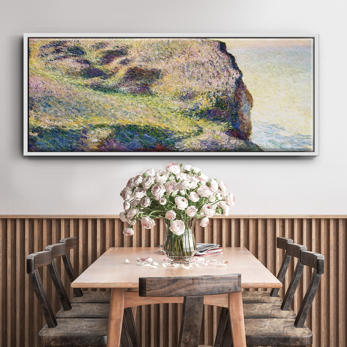 The Pointe du Petit Ailly, 1897 - Floater Framed Canvas Print