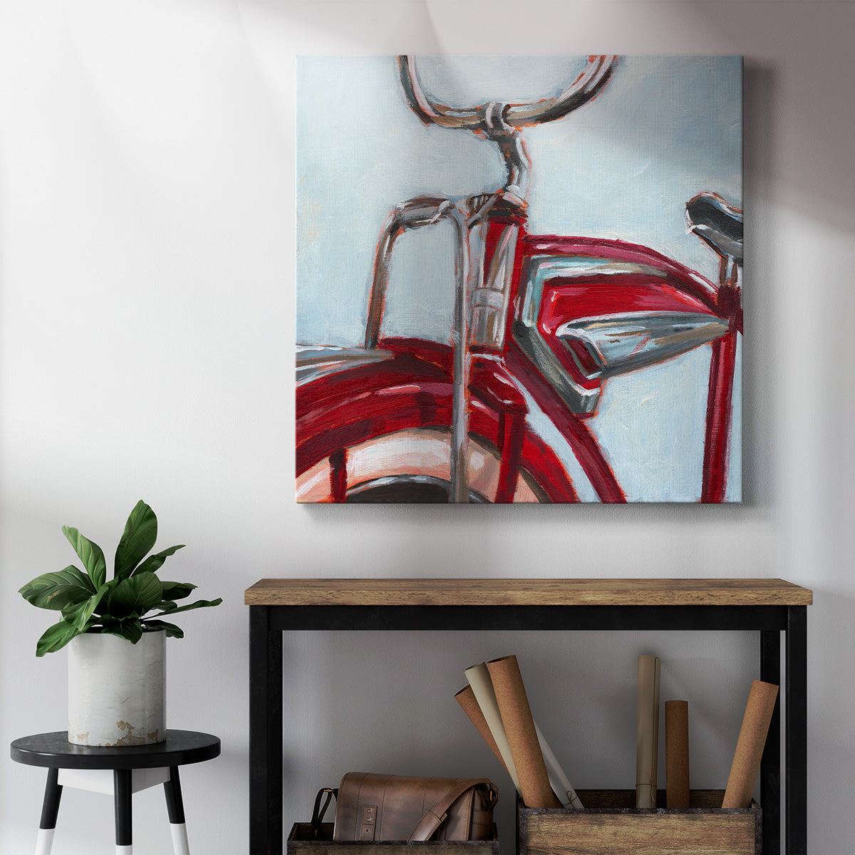 Retro Cycle II-Premium Gallery Wrapped Canvas - Ready to Hang