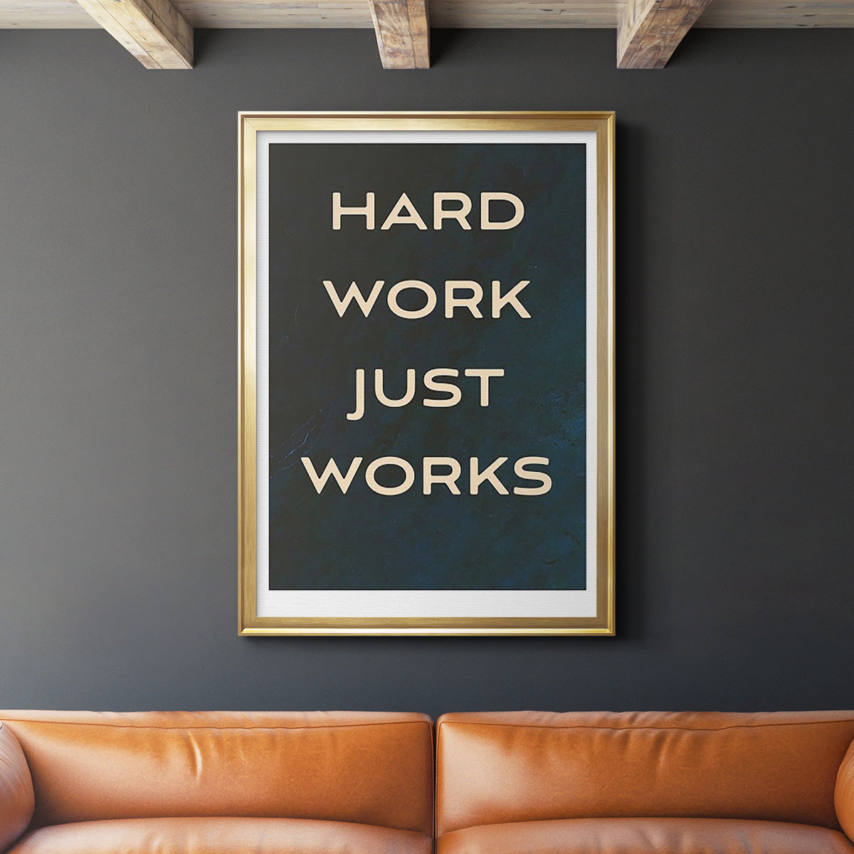 Bro-Inspo I - Modern Framed Canvas Print