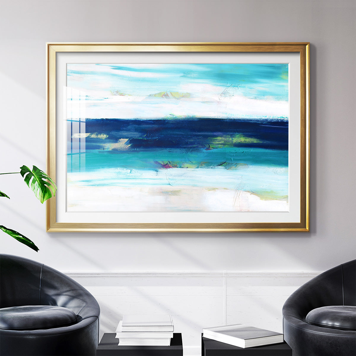 Above Us Only Sky - Modern Framed Art Print