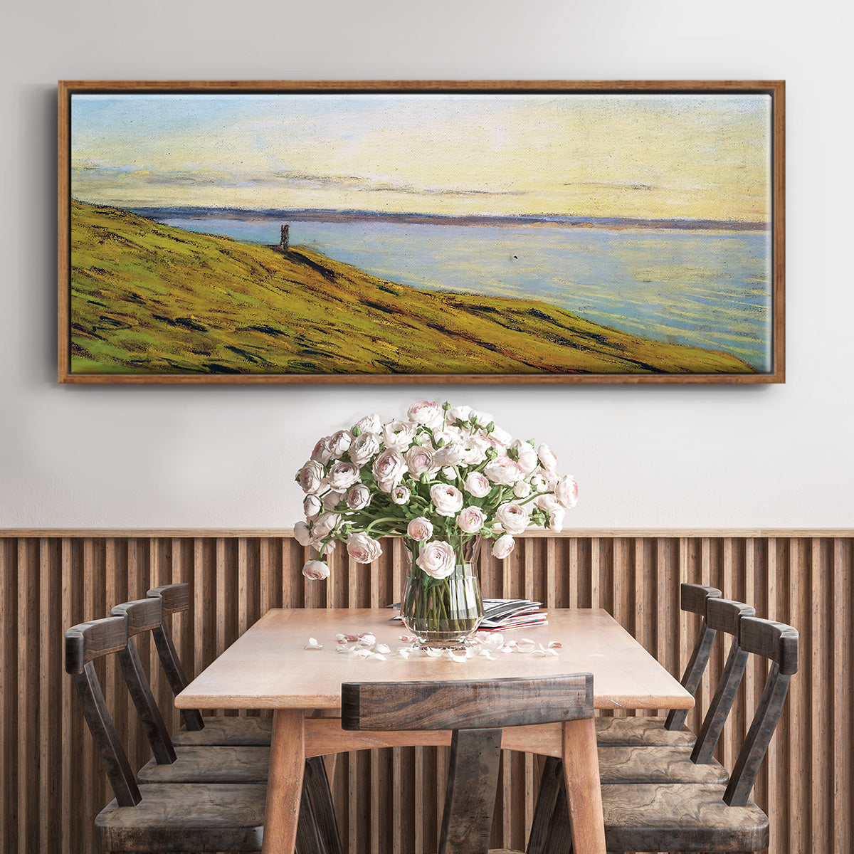Sainte-Adresse, View Across the Estuary - Floater Framed Canvas Print