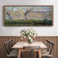 The Banks of the River Epte in Springtime, 1885 - Floater Framed Canvas Print