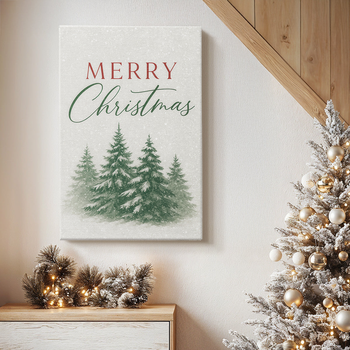 Silver Carol - Canvas Art Print