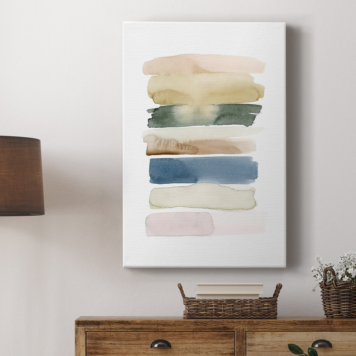 Faint Swatches II - Canvas Art Print