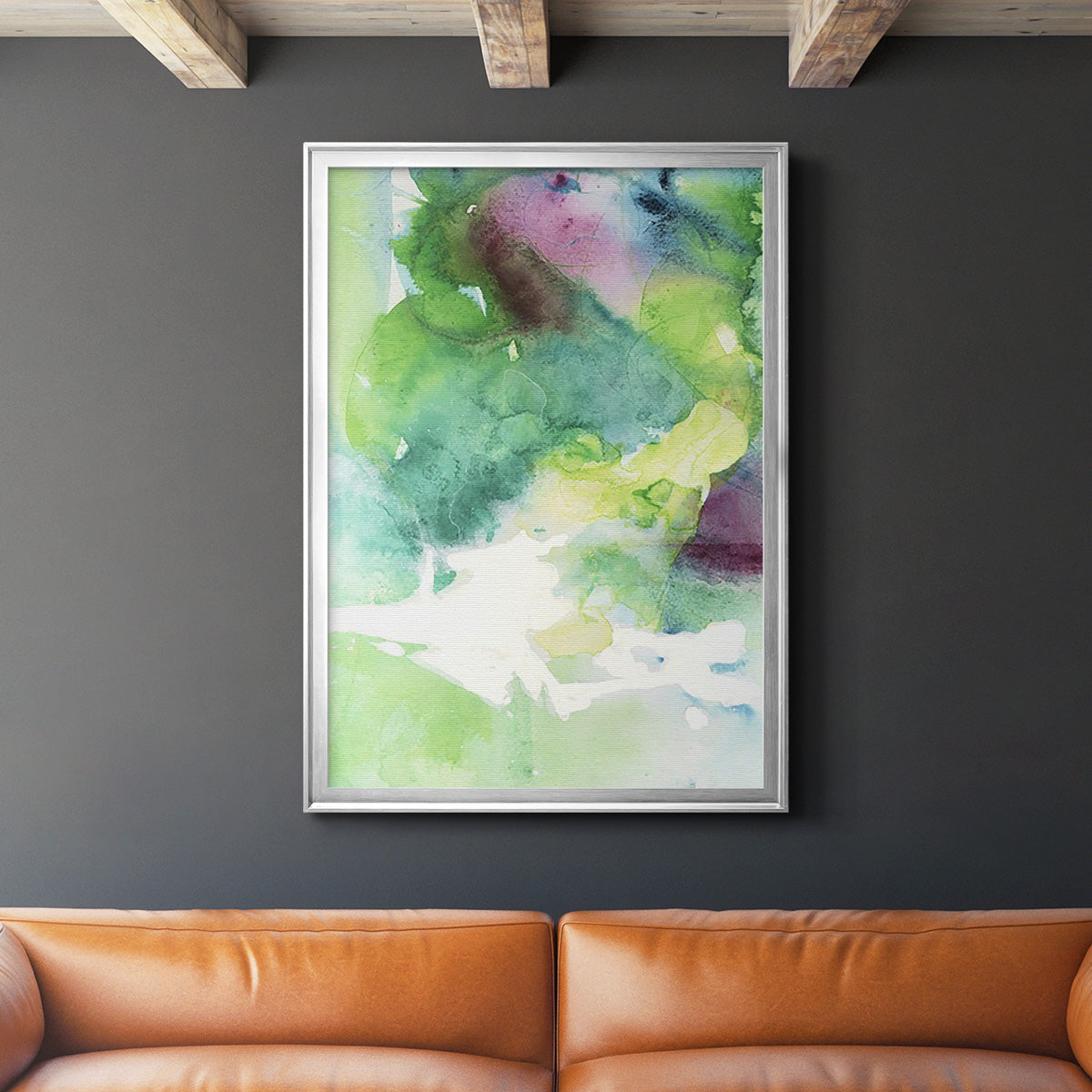 Rising Above IV - Modern Framed Canvas Print