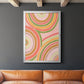 Abstract Rainbow II - Modern Framed Canvas Print