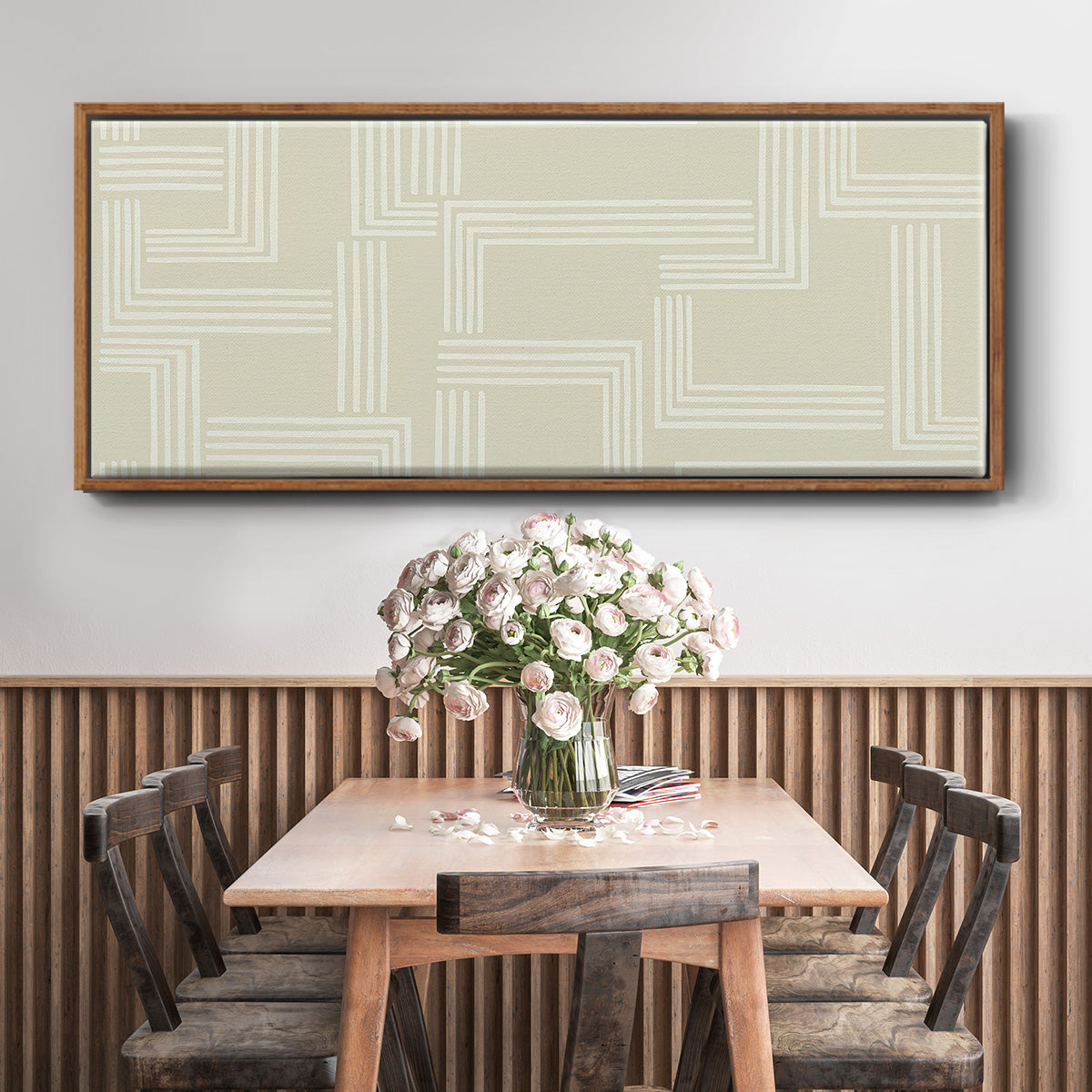 Roll Crossing IV - Floater Framed Canvas Print