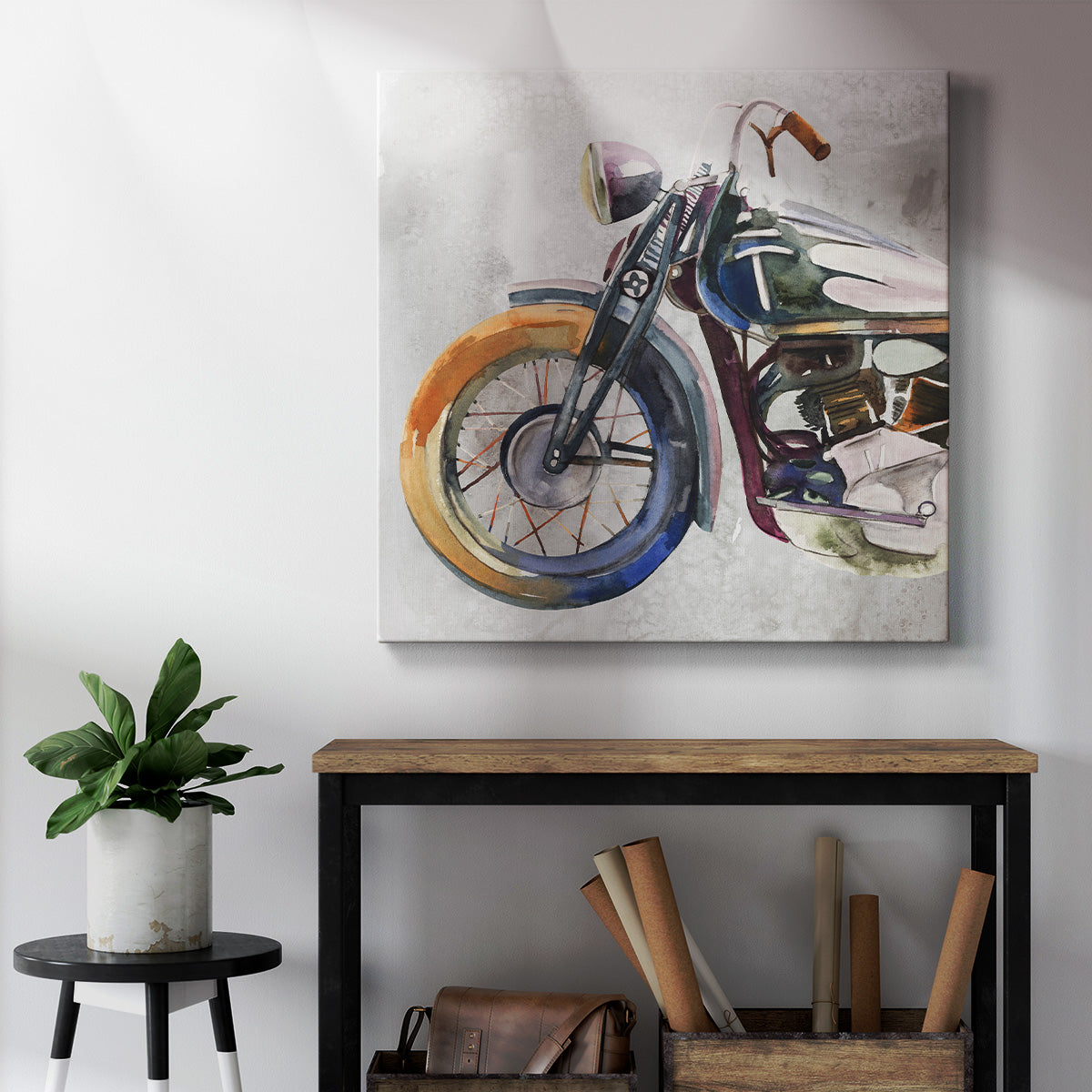 Moto Metal I - Canvas Art Print