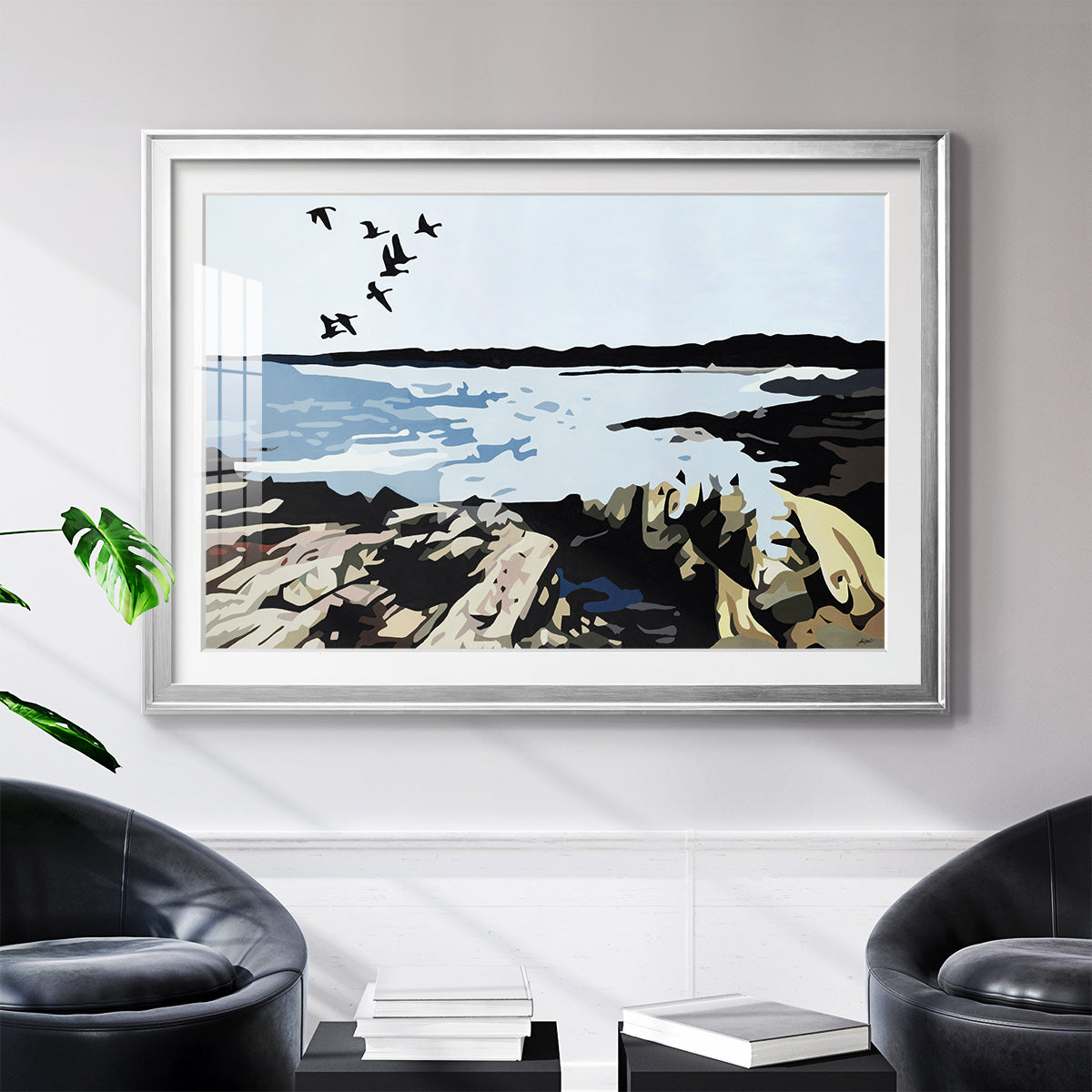 Maine Event - Modern Framed Art Print