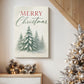 Night of Frostlit Pines - Canvas Art Print