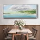 Clear Lagoon I - Floater Framed Canvas Print