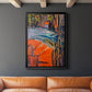 Cadmium Winter Solstice IV - Modern Framed Canvas Print