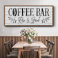 Coffee Bar - Floater Framed Canvas Print