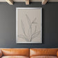 Neutral Lines II - Modern Framed Canvas Print