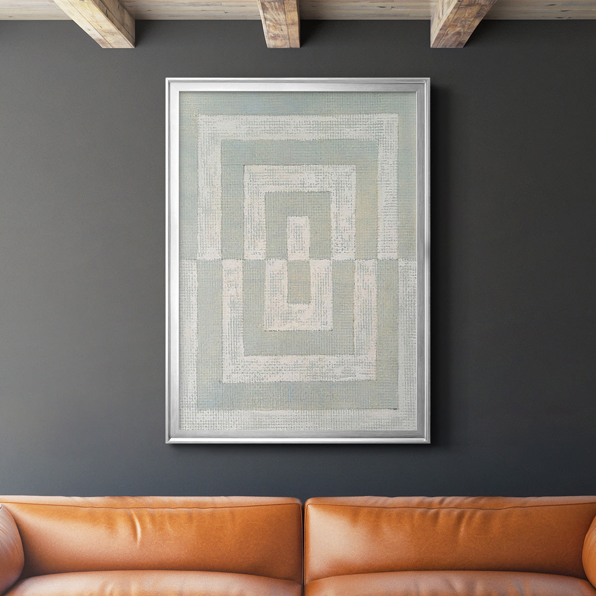 Inner Hall II - Modern Framed Canvas Print