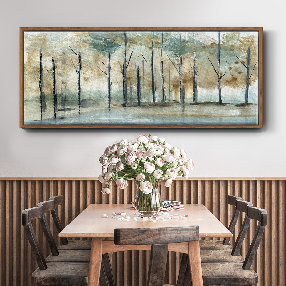 Debruce Light - Floater Framed Canvas Print