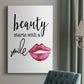 Beauty Starts With A Smile Premium Gallery Wrapped Canvas - Ready to Hang