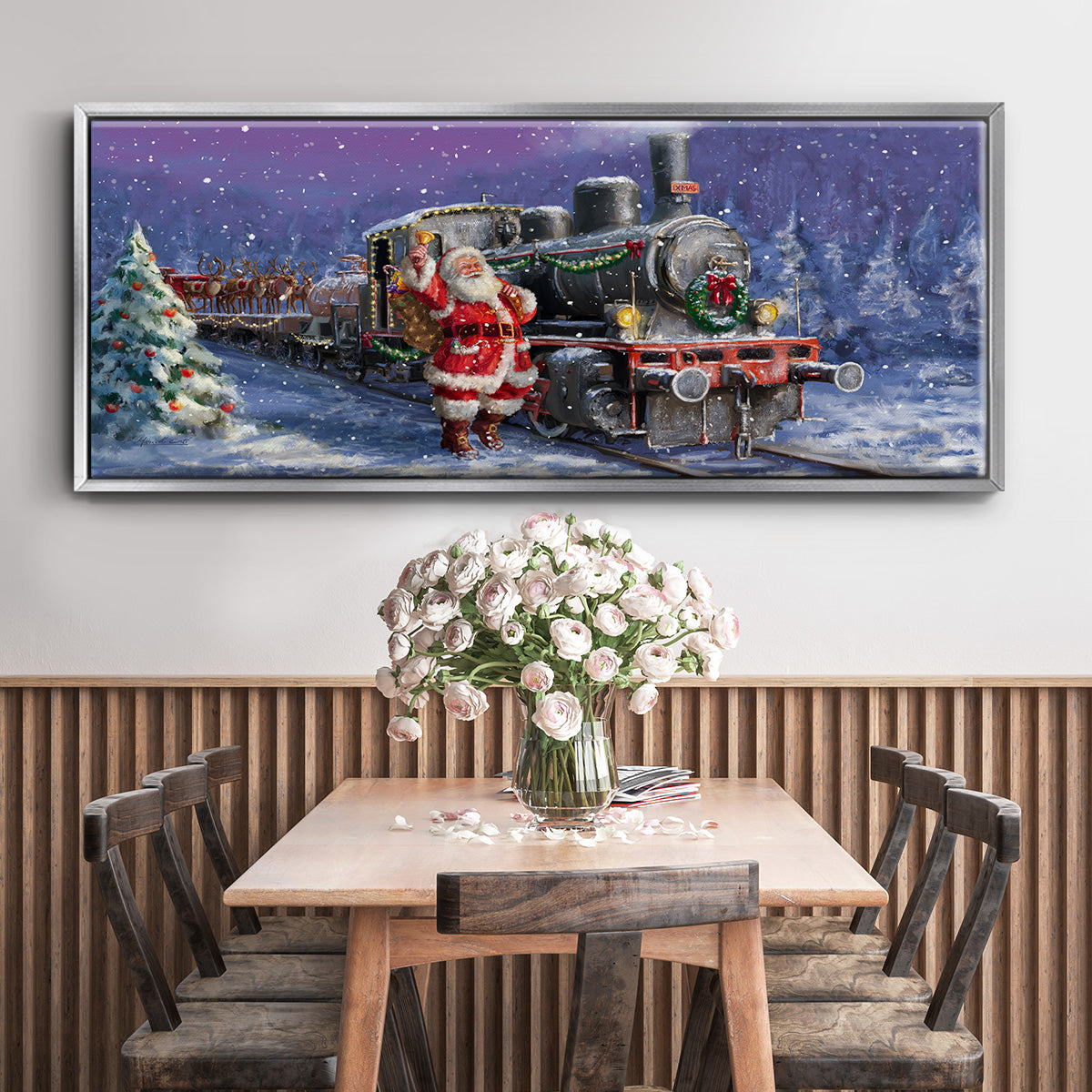All Aboard - Floater Framed Canvas Print