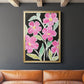 Floral Choir - Modern Framed Canvas Print