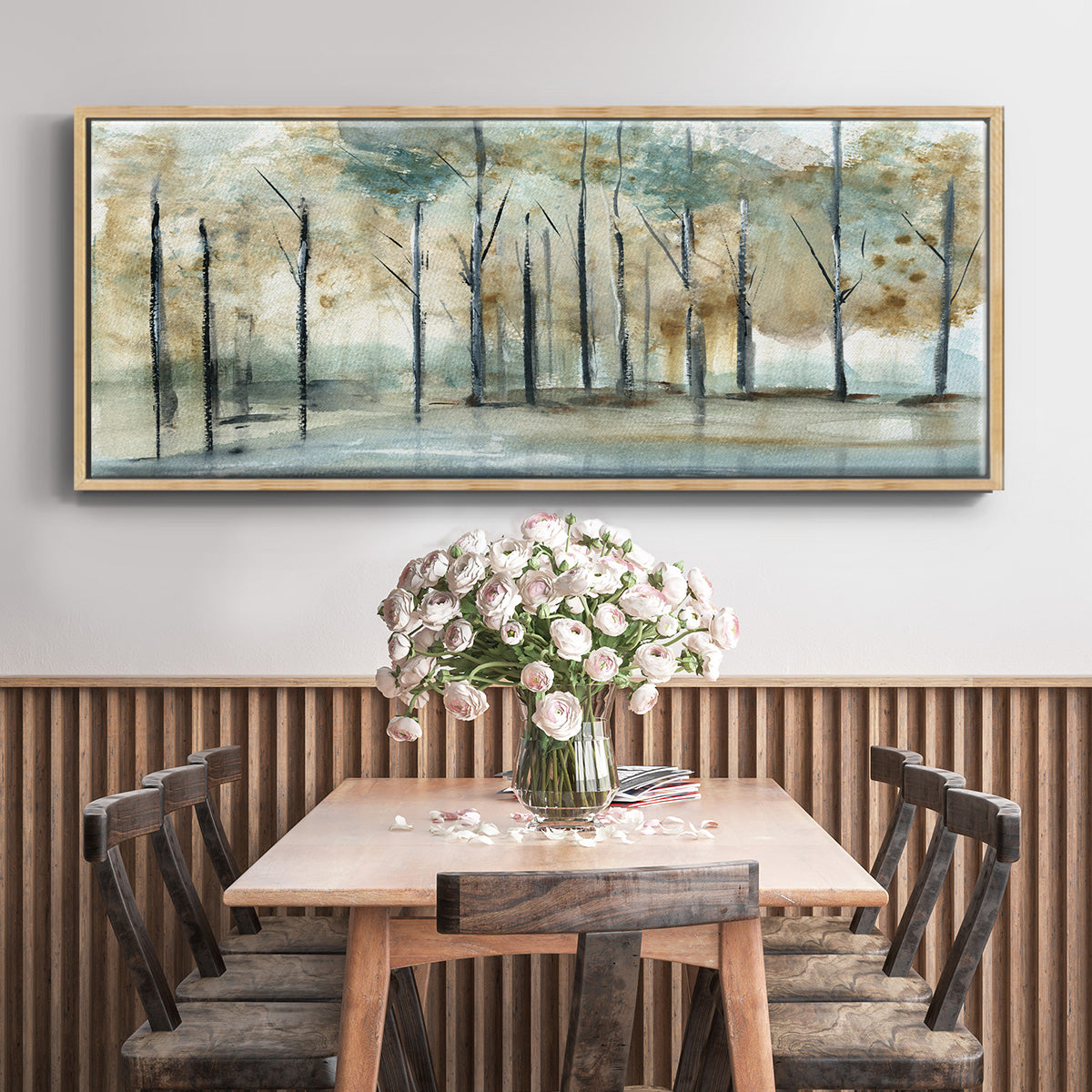 Debruce Light - Floater Framed Canvas Print