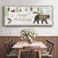 Woodland Christmas Collection D - Floater Framed Canvas Print