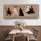 Graphic Halloween Collection D - Floater Framed Canvas Print