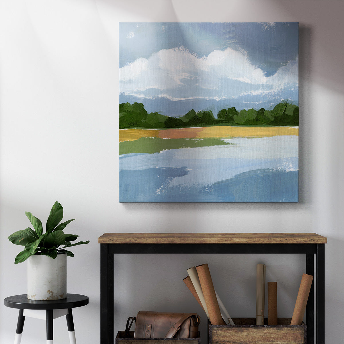 Lakeside Study IV-Premium Gallery Wrapped Canvas - Ready to Hang