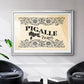 Antique French Label III - Modern Framed Art Print
