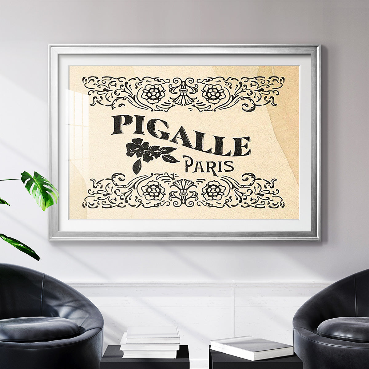 Antique French Label III - Modern Framed Art Print