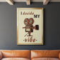 Movie Time III - Modern Framed Canvas Print
