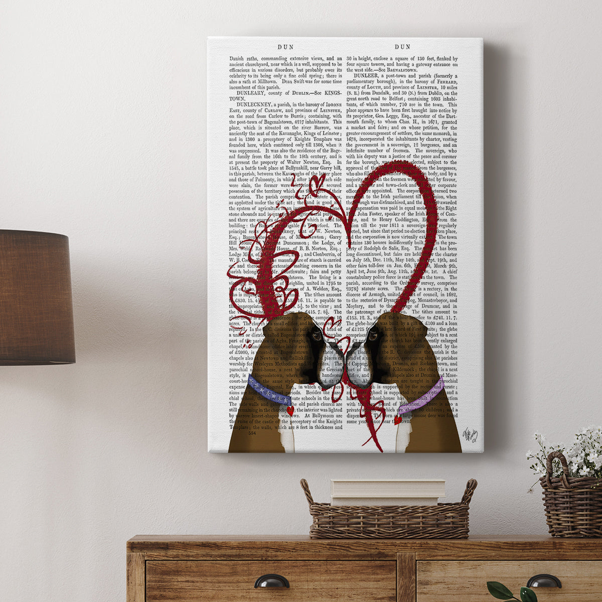 Boxer Love - Canvas Art Print