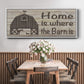 Home & Farm III - Floater Framed Canvas Print