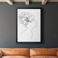 Fashion Floral Sketch I - Modern Framed Canvas Print