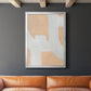 Neutral Winding Paths II - Modern Framed Canvas Print