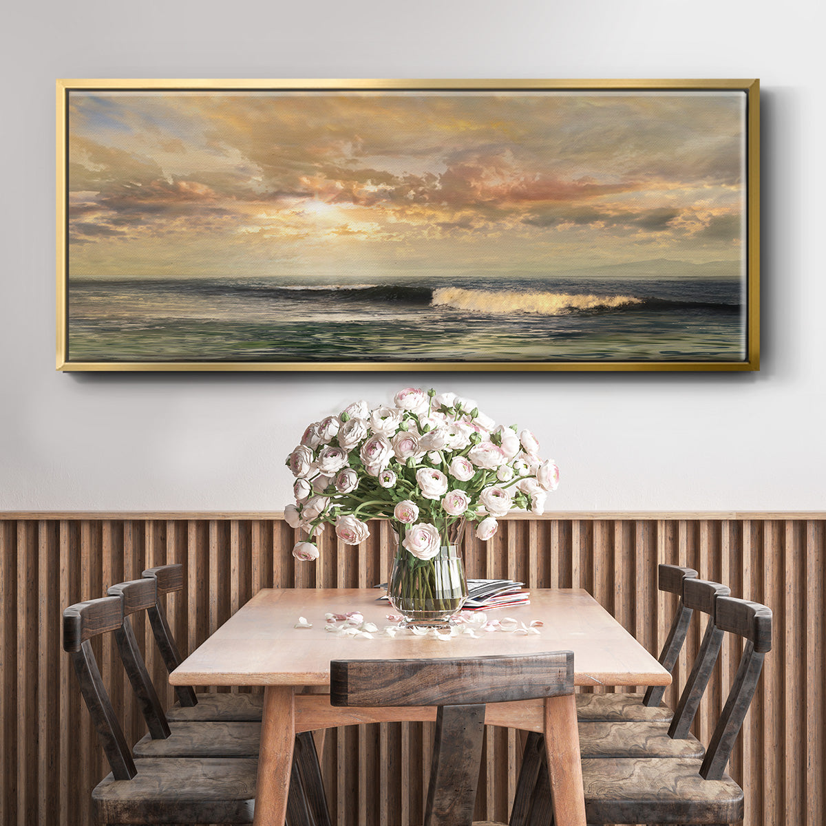 Serenity - Floater Framed Canvas Print
