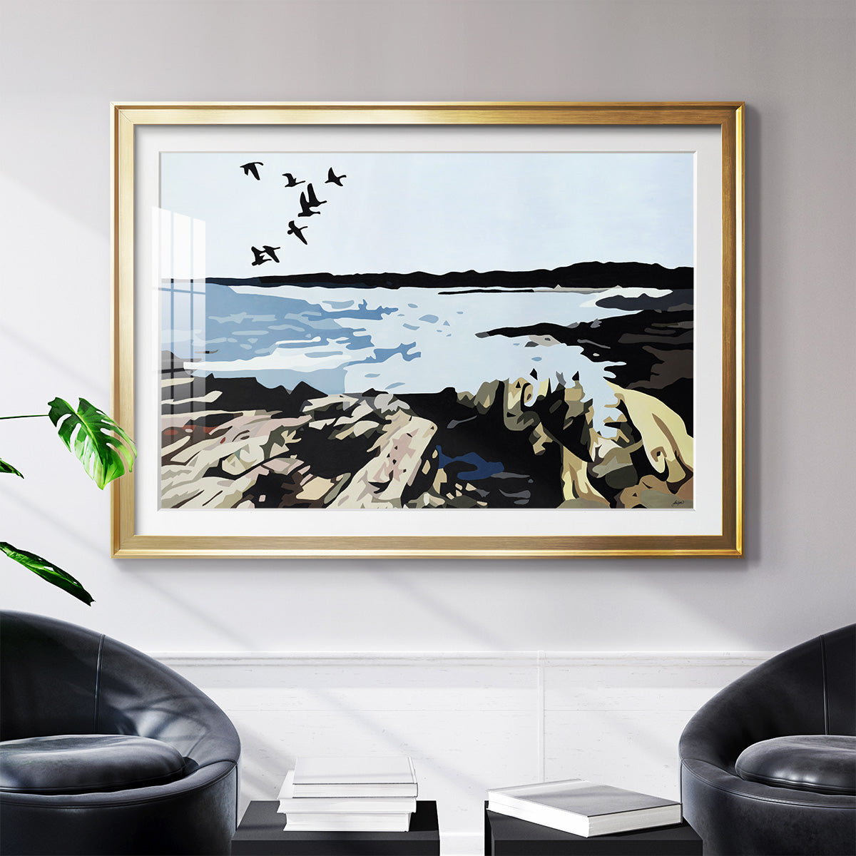 Maine Event - Modern Framed Art Print