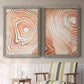 Wood Grain Suminagashi I - Premium Framed Canvas 2 Piece Set - Ready to Hang