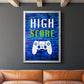 It's Game On I - Modern Framed Canvas Print