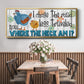 The Road Less - Floater Framed Canvas Print