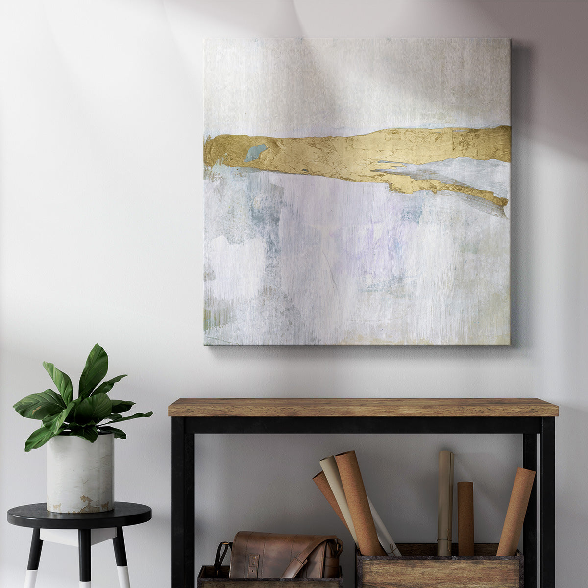 Gold Ribbon Horizon II - Canvas Art Print