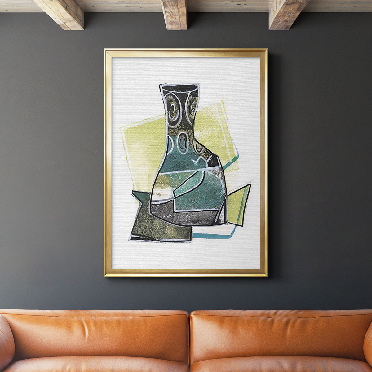 Jubilee Jugs I - Modern Framed Canvas Print