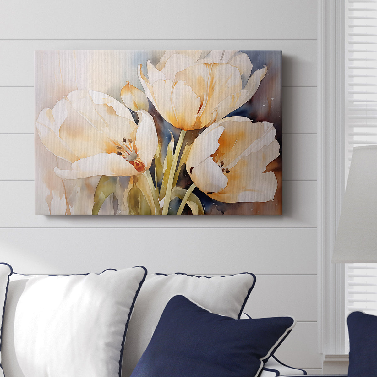 Floral Watercolor XXVII - Canvas Art Print